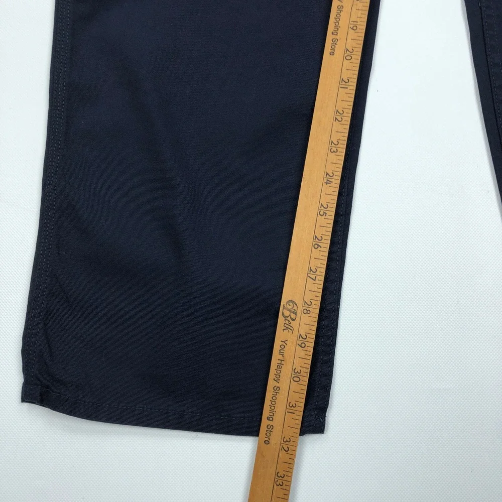 Carhartt FR Mens 42x32 Navy Blue Relaxed Fit Rugged Flex Work Pants BN2517-FRM